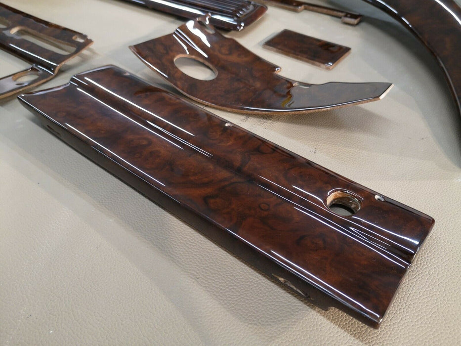Mercedes W111 Coupe Wood Trim Set WITH GAUGE CASE Burlwood EARLY W112 W111