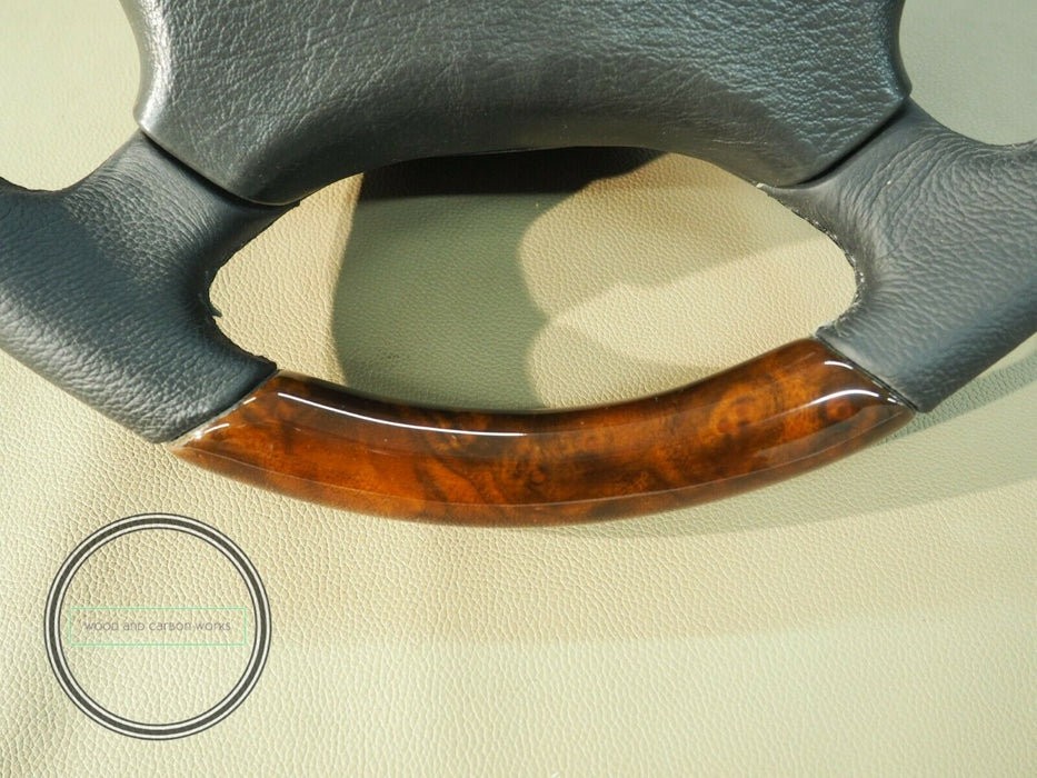 Mercedes R107 W201 W123 W124 W126 Steering Wheel Wood Burled Walnut