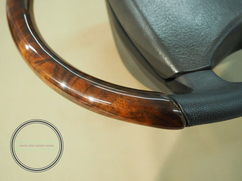 Mercedes R107 W201 W123 W124 W126 Steering Wheel Wood Burled Walnut