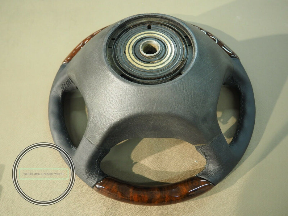 Mercedes R107 W201 W123 W124 W126 Steering Wheel Wood Burled Walnut