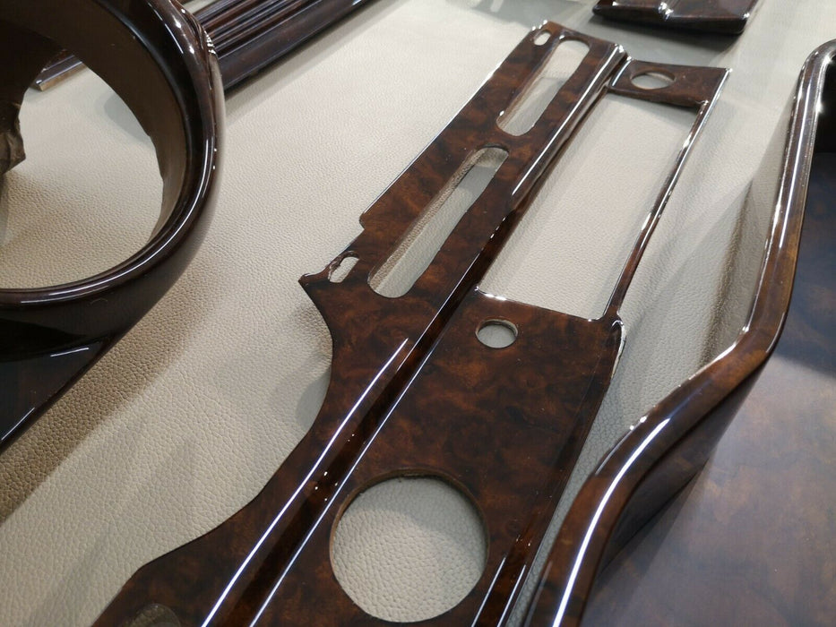 Mercedes W111 Coupe Wood Trim Set WITH GAUGE CASE Burlwood EARLY W112 W111