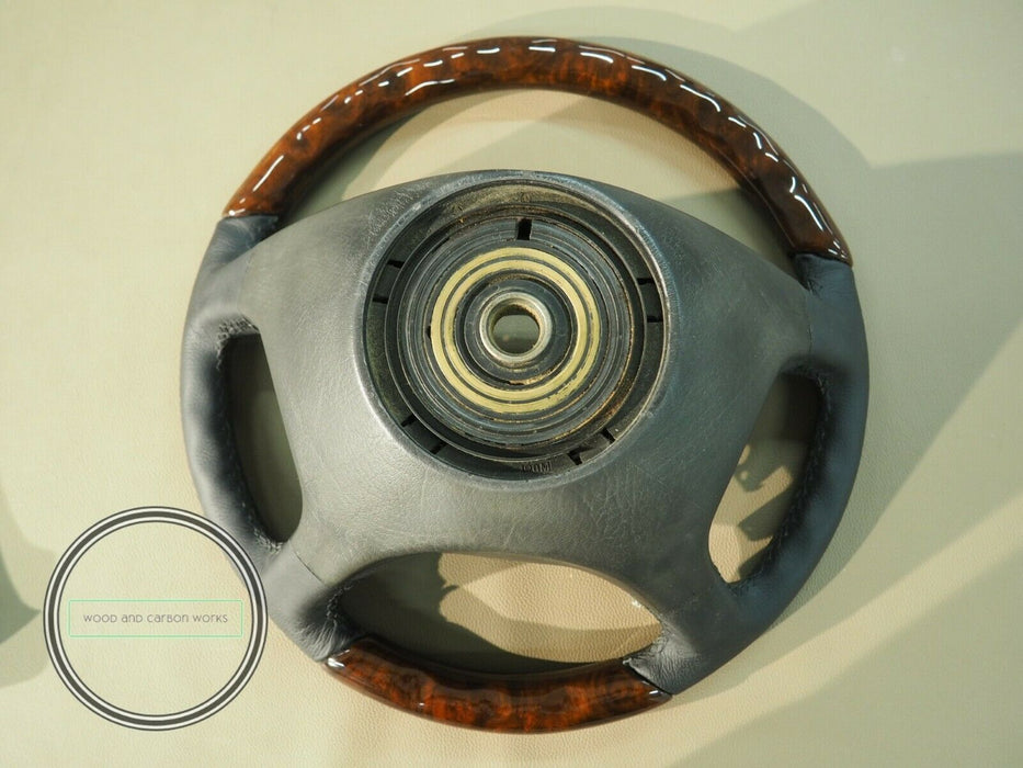 Mercedes R107 W201 W123 W124 W126 Steering Wheel Wood Burled Walnut