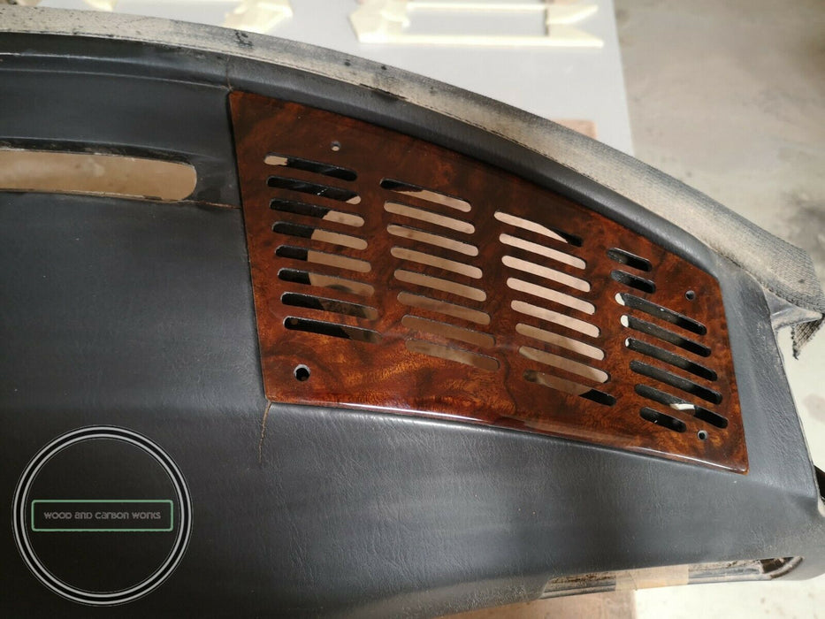 W126 mercedes front Speaker Cover Wood Fits sec models coupe or sedan