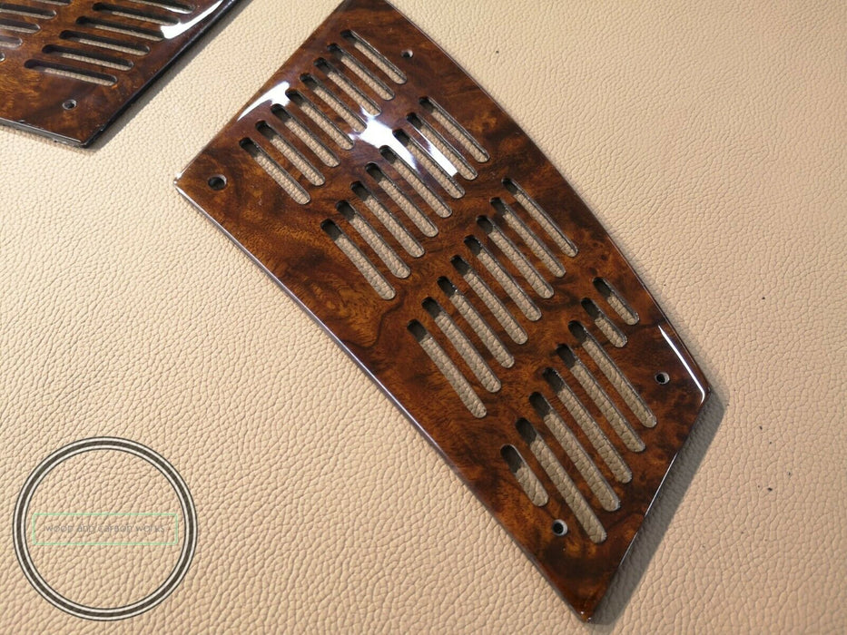 W126 mercedes front Speaker Cover Wood Fits sec models coupe or sedan