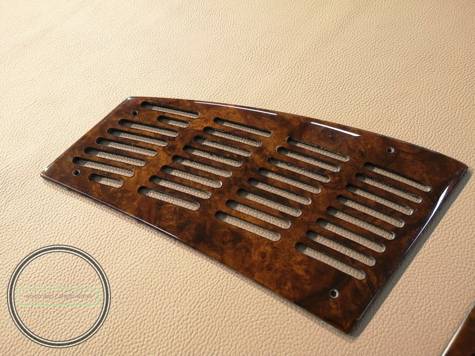 W126 mercedes front Speaker Cover Wood Fits sec models coupe or sedan