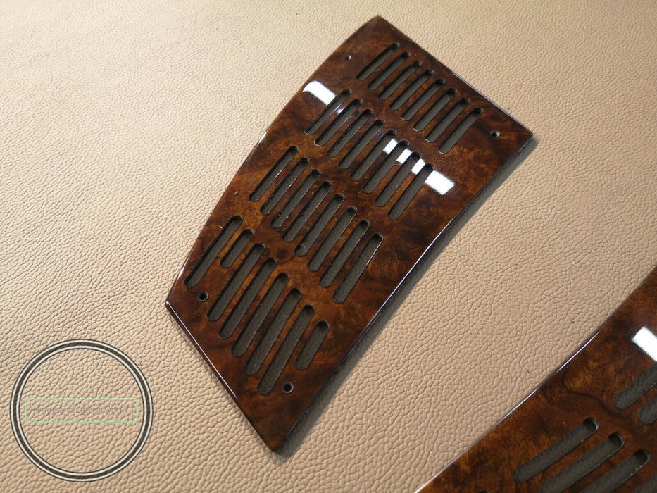 W126 mercedes front Speaker Cover Wood Fits sec models coupe or sedan