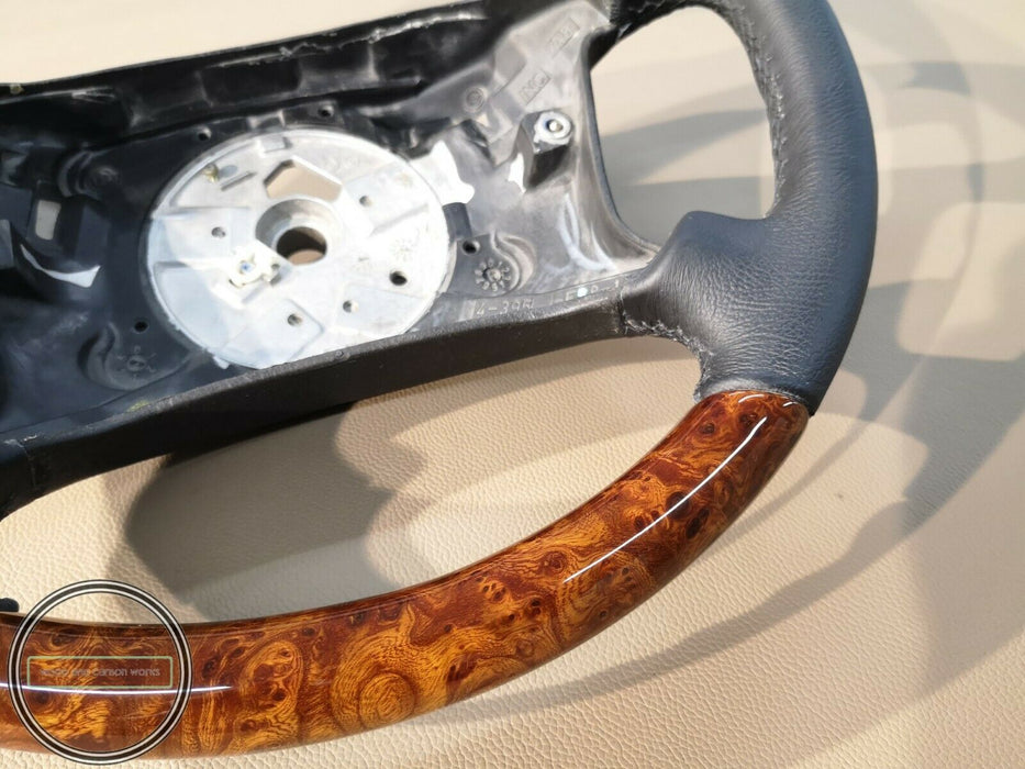 BMW E38 E39 E46 E53 wood steering wheel Wood BMW steering wheel