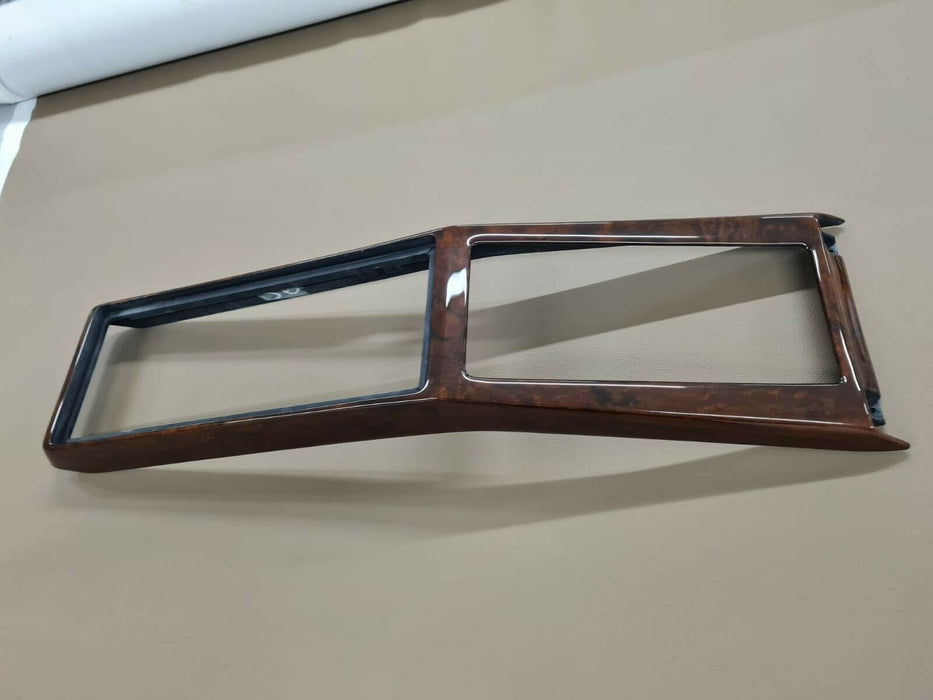 Mercedes-Benz R129 SL600 Burl Wood Console Frame Cover Lower Console Trim