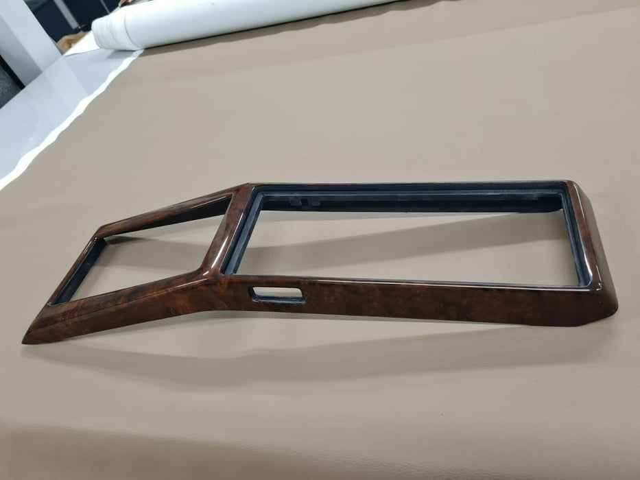 Mercedes-Benz R129 SL600 Burl Wood Console Frame Cover Lower Console Trim