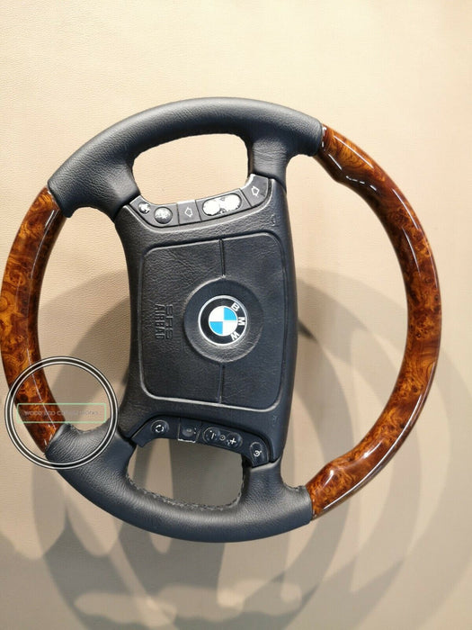 BMW E38 E39 E46 E53 wood steering wheel Wood BMW steering wheel