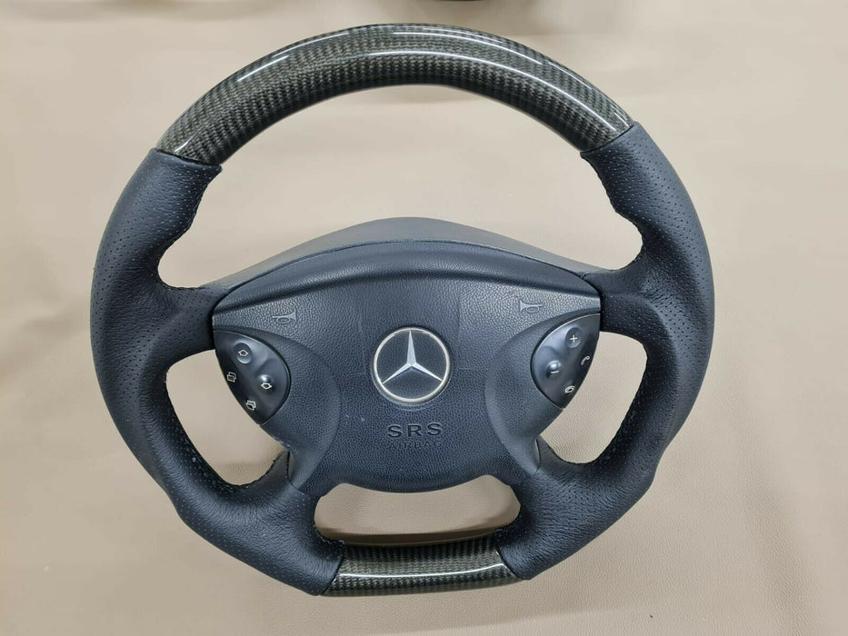 Mercedes-Benz E-Class Avangart W211 E320 E500 Carbon Steering Wheel AMG custom