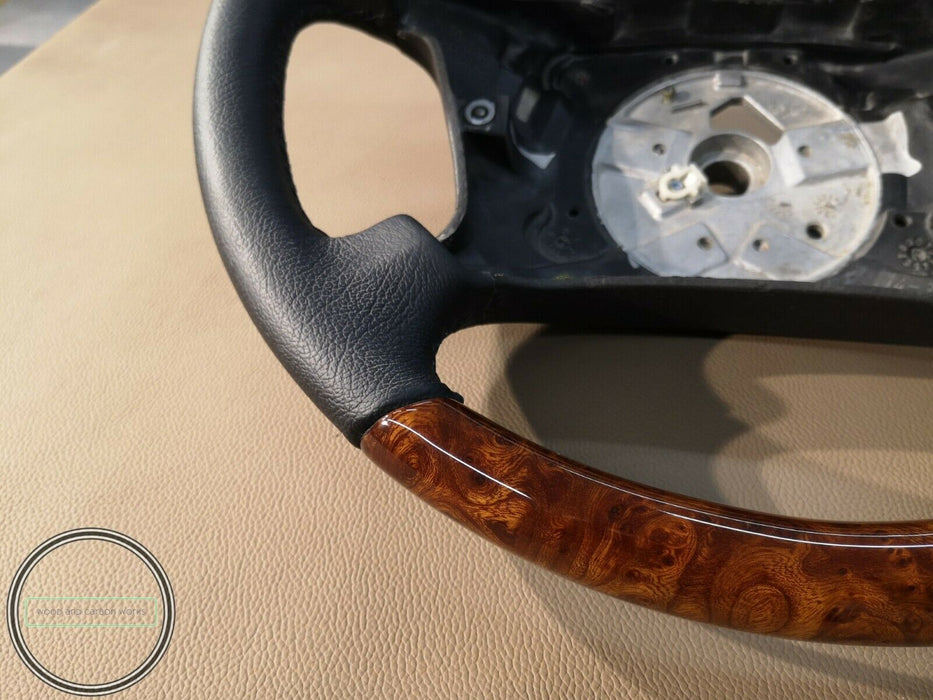 BMW E38 E39 E46 E53 wood steering wheel Wood BMW steering wheel