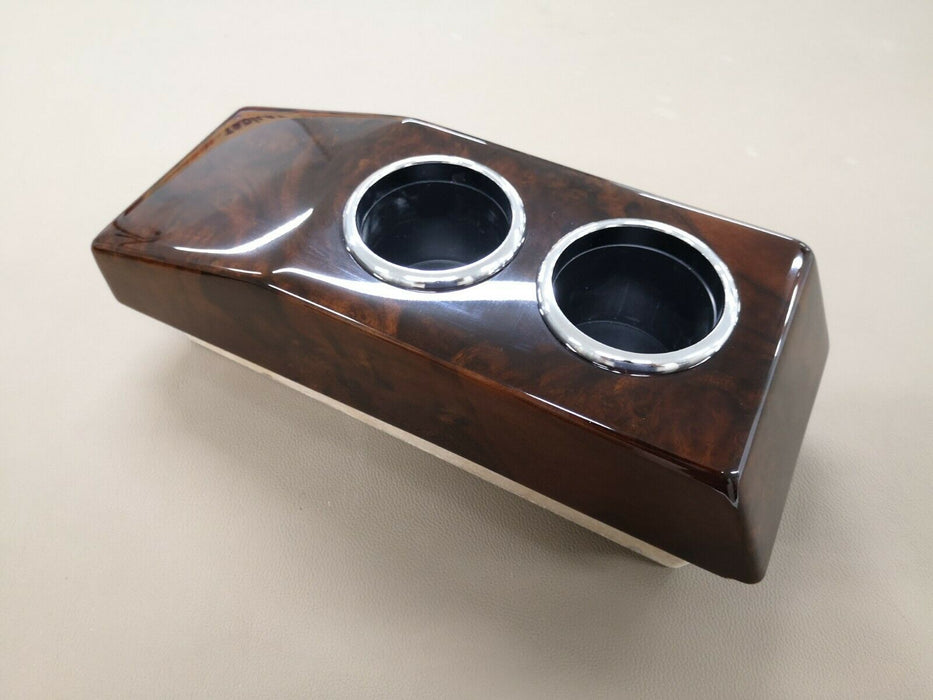 Mercedes W123 CUP HOLDER C123 coupe Walnut similar Cassette Box