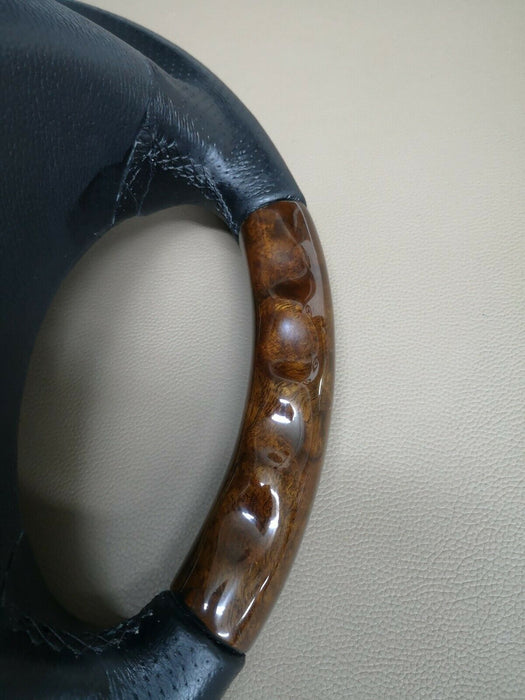 Mercedes W210 Amg Wood Steering Wheel Leather Custom design W208 Wood