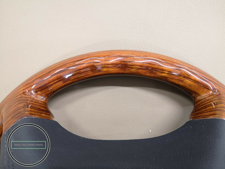 Mercedes Benz R129 w124 w140 w202 w208 w210 Wood Steering Wheel Full Zebrano