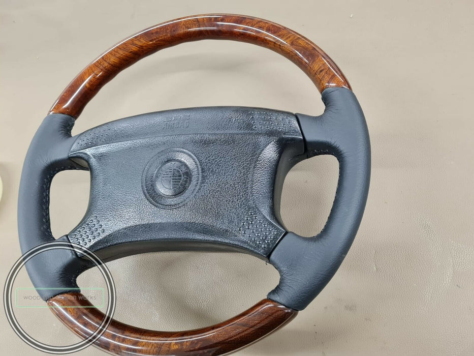 BMW Wood steering wheel for E31 E34 840 BMW Burlwood