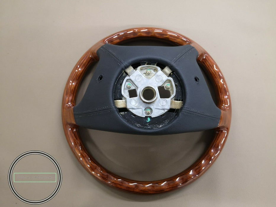 Mercedes Benz R129 w124 w140 w202 w208 w210 Wood Steering Wheel Full Zebrano