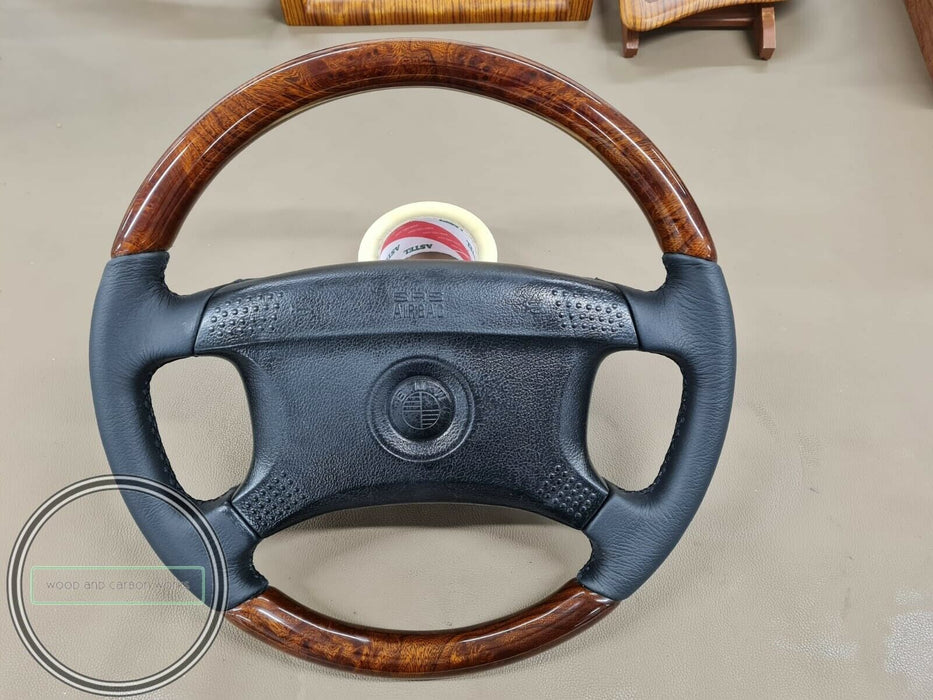 BMW Wood steering wheel for E31 E34 840 BMW Burlwood
