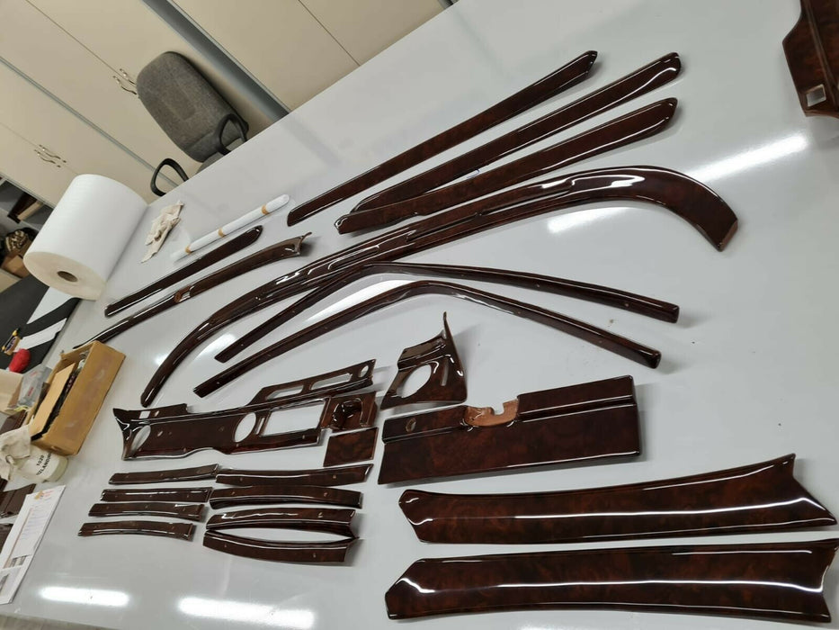 MERCEDES W108 W109 DASH INTERIOR 24 pieces DASH WOOD SET TRIM FULL SET