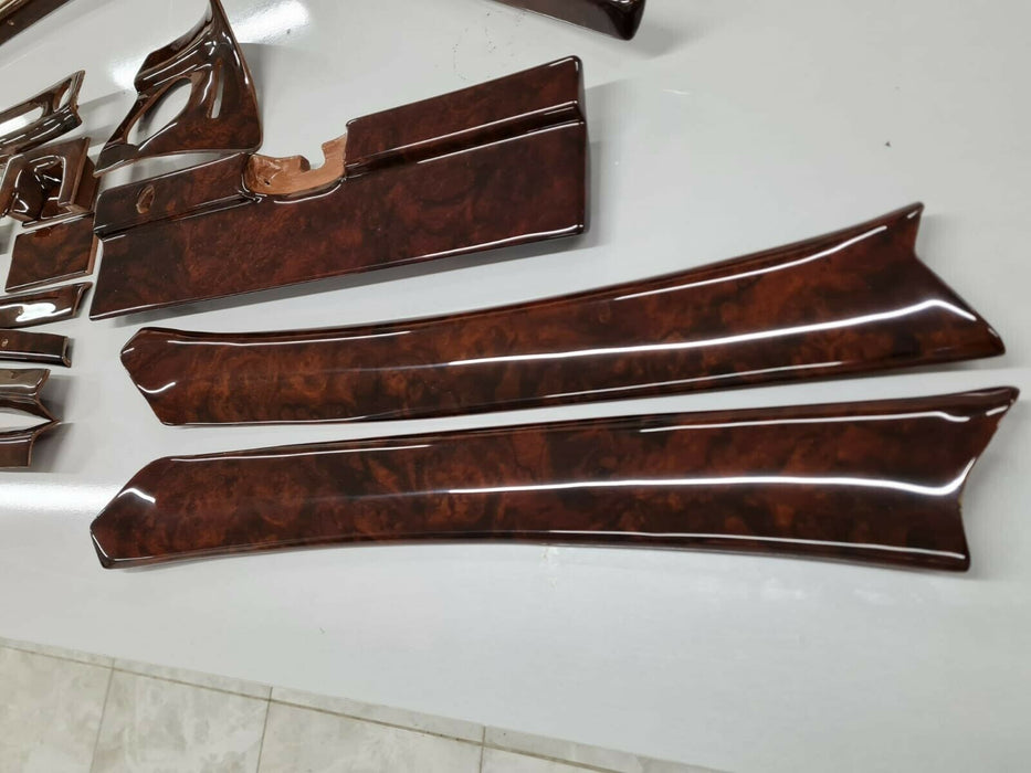 MERCEDES W108 W109 DASH INTERIOR 24 pieces DASH WOOD SET TRIM FULL SET