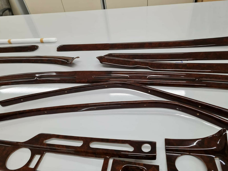 MERCEDES W108 W109 DASH INTERIOR 24 pieces DASH WOOD SET TRIM FULL SET