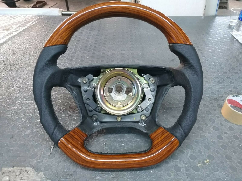 Mercedes-benz AMG look W124 W210 W208 W140 R129 STEERING WHEEL Zebrano