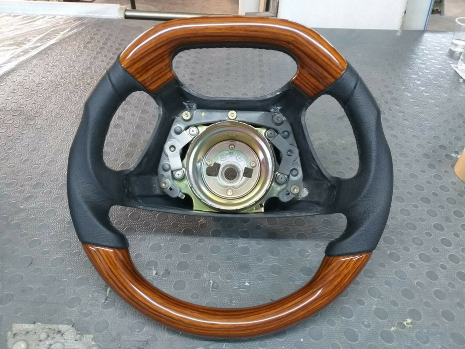Mercedes-benz AMG look W124 W210 W208 W140 R129 STEERING WHEEL Zebrano