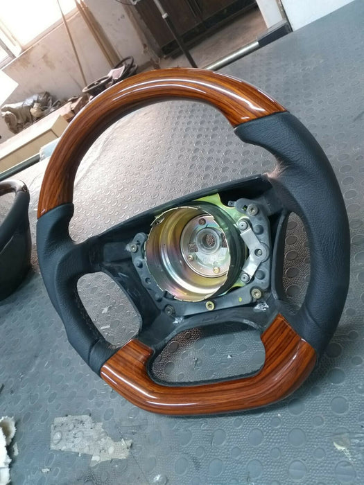 Mercedes-benz AMG look W124 W210 W208 W140 R129 STEERING WHEEL Zebrano