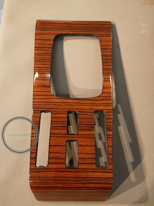 Mercedes Shift Trim for W123 Zebrano Wood Trim 300cd 240d 300ce 230t 300td