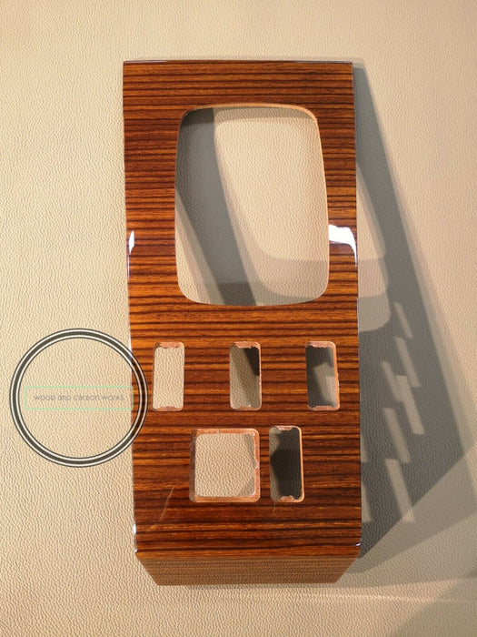 Mercedes Shift Trim for W123 Zebrano W123 Wood Trim 300cd 240d 300ce 230t 300td