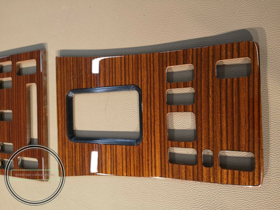 Mercedes W126 500SEL 560SEL 560sec Zebrano Trim Center Shift Console Repro 83-88