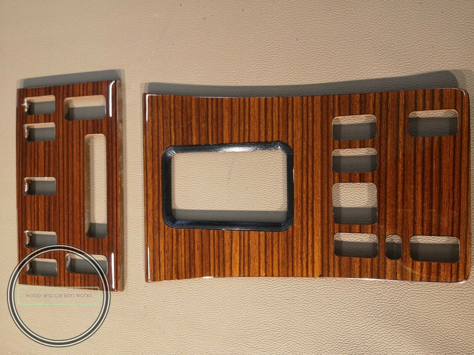 Mercedes W126 500SEL 560SEL 560sec Zebrano Trim Center Shift Console Repro 83-88