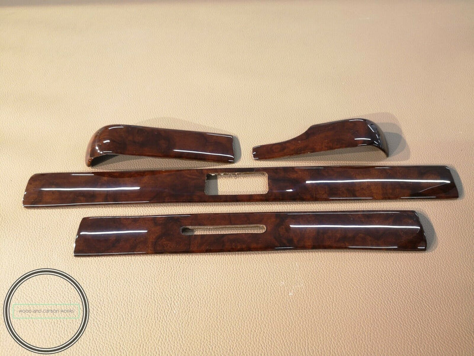 Mercedes Wood Dashboard Trim Set fits LHD C123 S123 W123 Burlwood