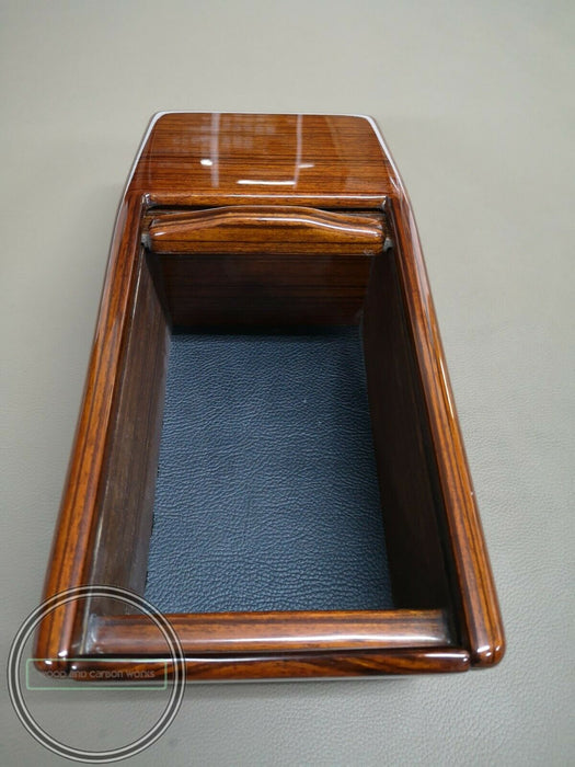 Mercedes W126 Center Box Wood Zebrano 560SL Cassette Box for W126 SEL