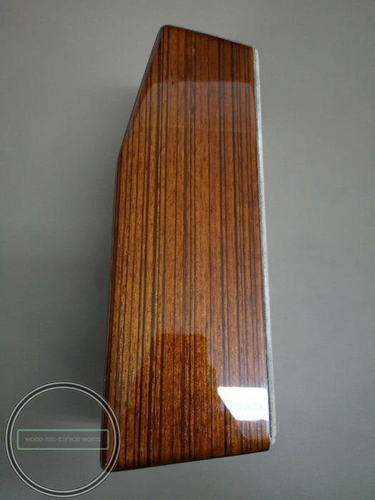 Mercedes W126 Center Box Wood Zebrano 560SL Cassette Box for W126 SEL