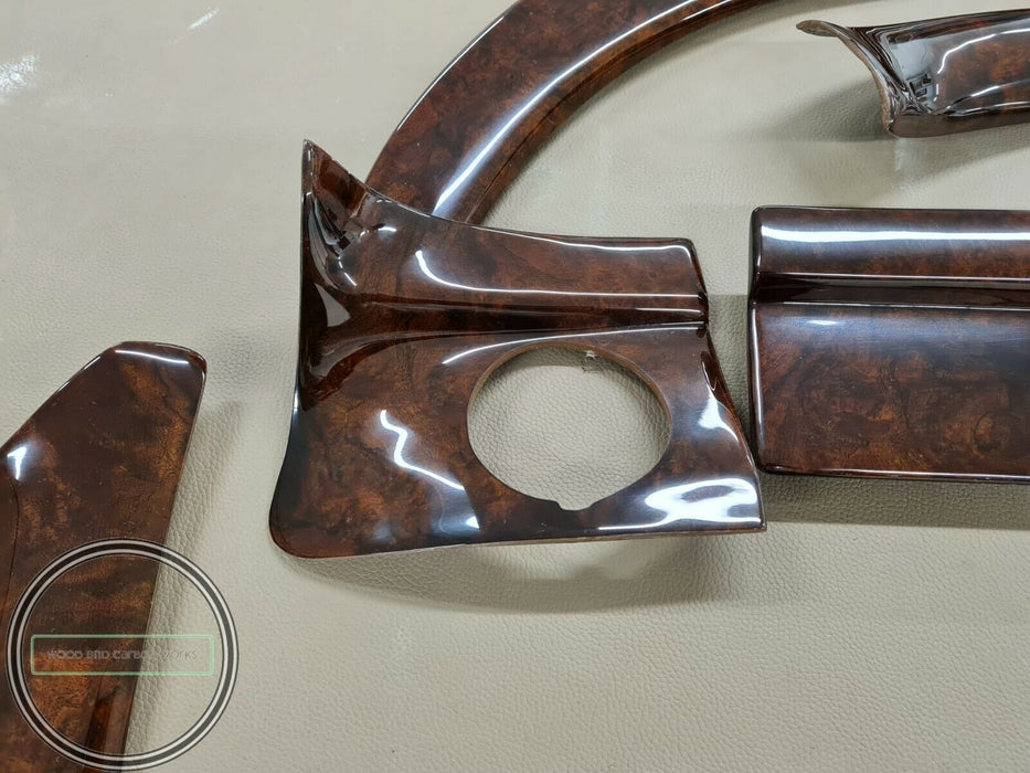 24 Pieces Mercedes W108 Wood Trim Set interior W109 Burled Walnut 300SEL 280SE