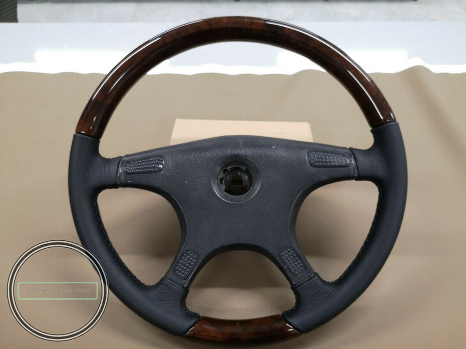 BMW E32 e30 e34 wood steering wheel BMW 7 Serie Burled Walnut