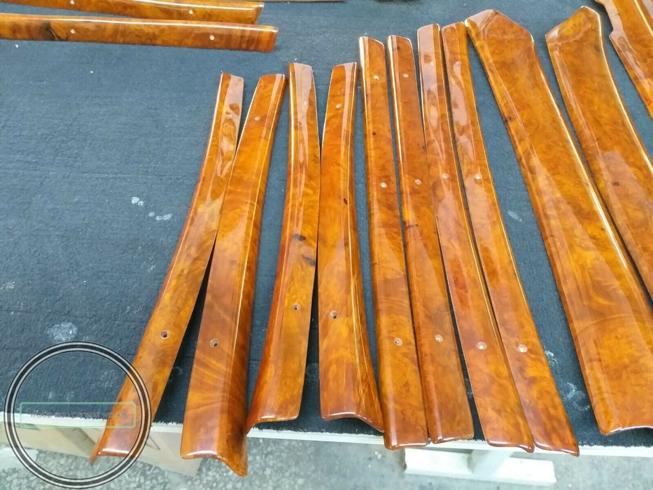Mercedes Wood Trim Set for w108 interior W109 LIGHT BURLED 250S 300SEL 280SE