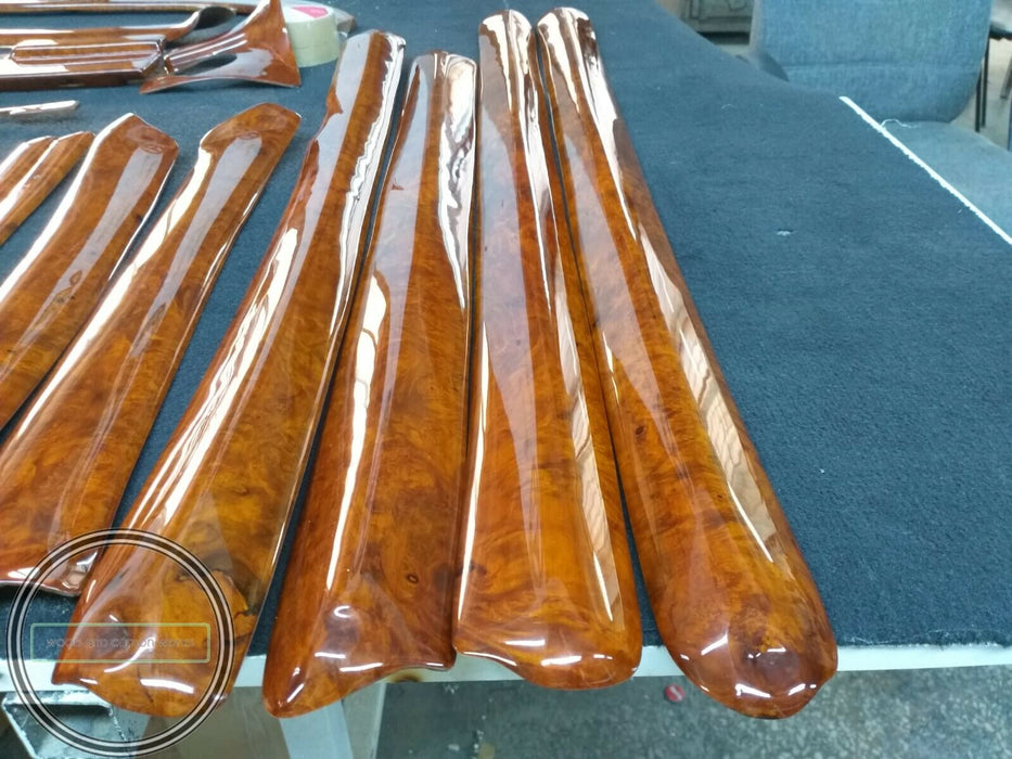Mercedes Wood Trim Set for w108 interior W109 LIGHT BURLED 250S 300SEL 280SE