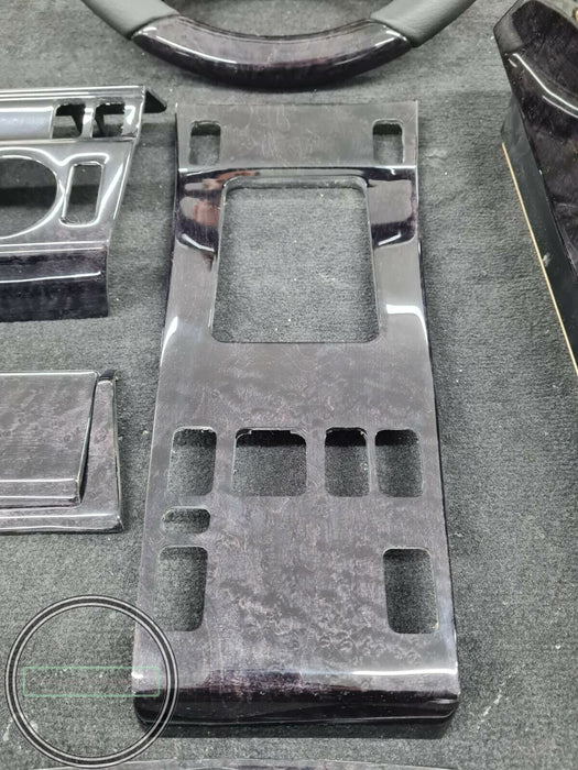Mercedes W124 Wood Trim set W124 300 w124 500E MERCEDES 300Ce Black Birdeye