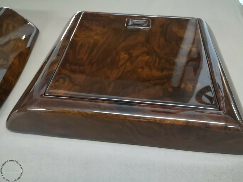 Mercedes Benz W140 Burled Walnut Wood Rear Table Walnut 2 Pieces S500 S320