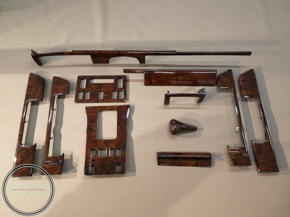 RHD Mercedes W126 WOOD TRIM SET 300SE 560se 500sel 500se Burlwood Burled Walnut