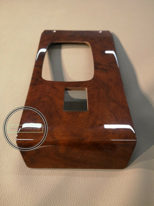 Mercedes R107 SL Center Console Gear Shift Wood Trim Burlwood 560SL
