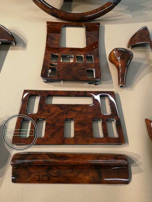 RHD Mercedes W126 WOOD TRIM SET 300SE 560se 500sel 500se Burlwood Burled Walnut