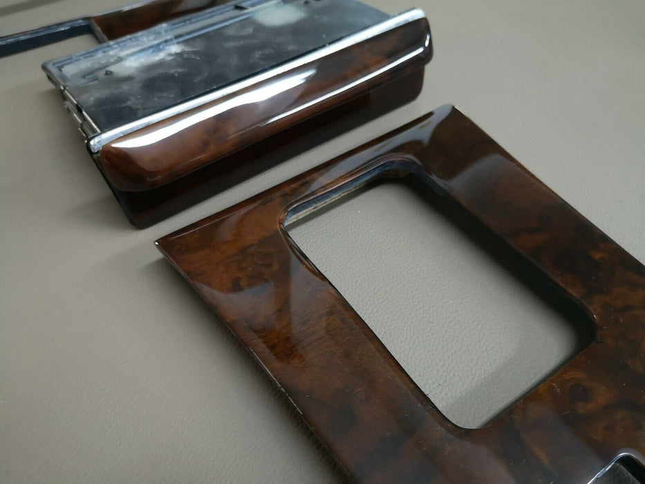RHD Mercedes W126 wood Trim Set With Steering Wheels 300se 560sel 500sel  WOOD