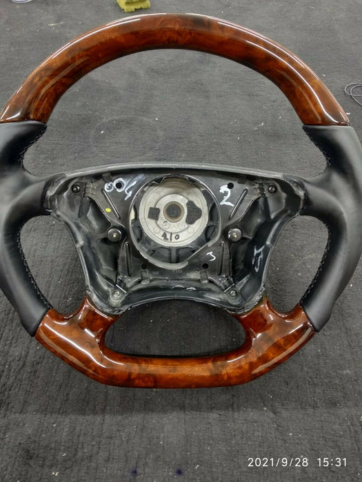 Mercedes AMG WOOD STEERING WHEEL for W208 W210 BURLWOOD