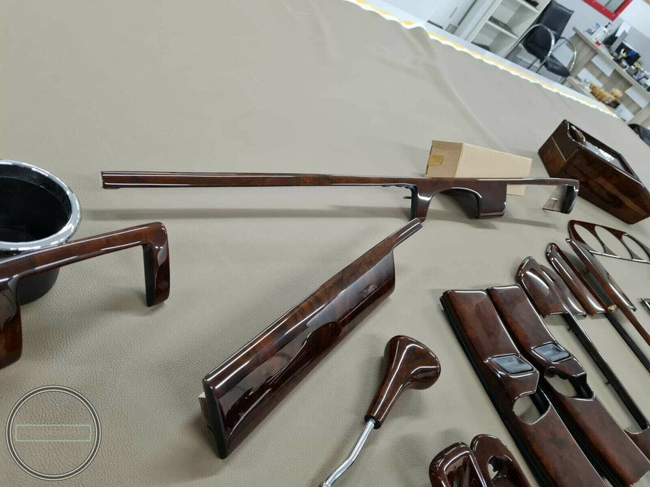RHD Mercedes W126 C126 Sec Walnut Dash Trim Set W124 Coupe and W126 Sel models
