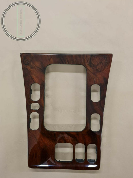 Mercedes w210 CENTER CONSOLE Wood Trim center BURLED WALNUT BURLWOOD