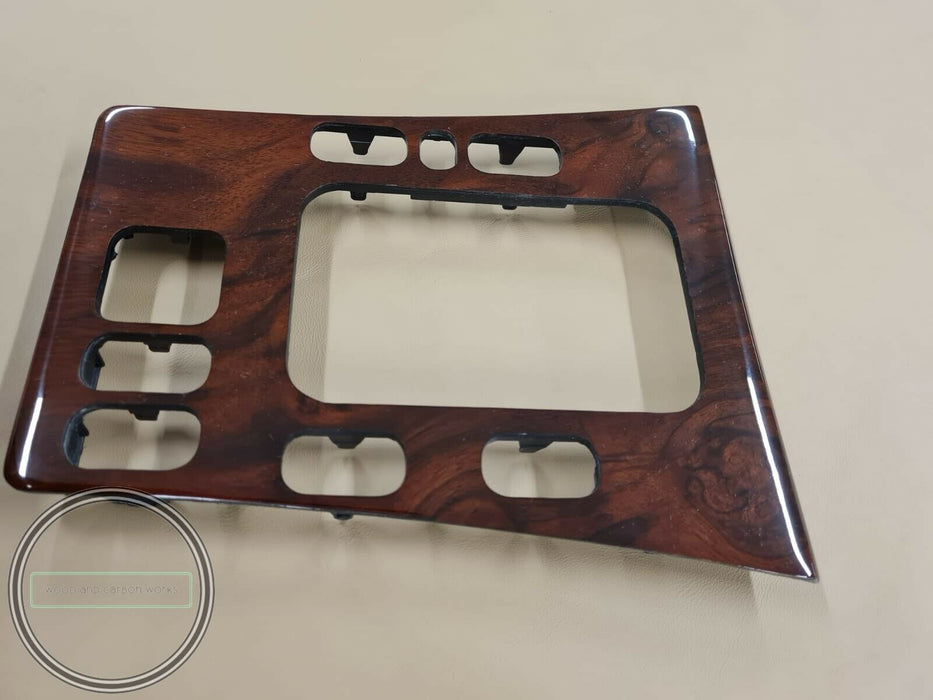 Mercedes w210 CENTER CONSOLE Wood Trim center BURLED WALNUT BURLWOOD