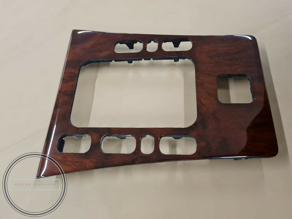 Mercedes w210 CENTER CONSOLE Wood Trim elegance  center BURLED WALNUT BURLWOOD